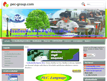 Tablet Screenshot of pec-group.com